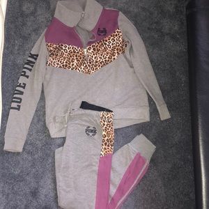 Victoria secret sweat outfit